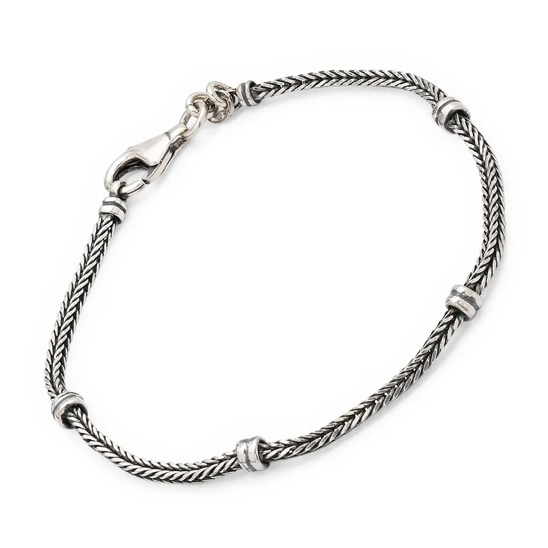 Men's Gray Bracelet Stack