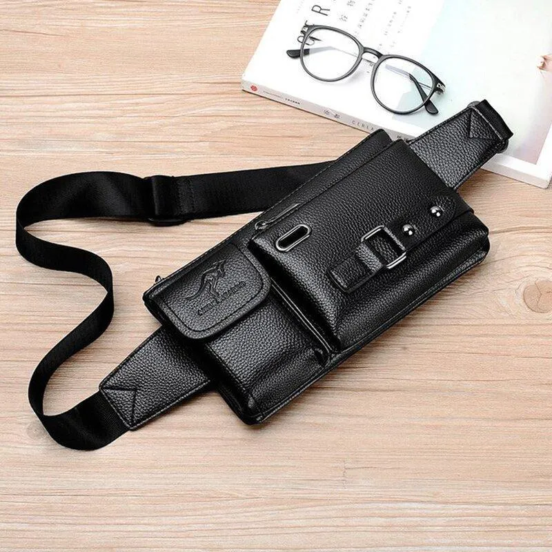 Men's Leather Sling Bag