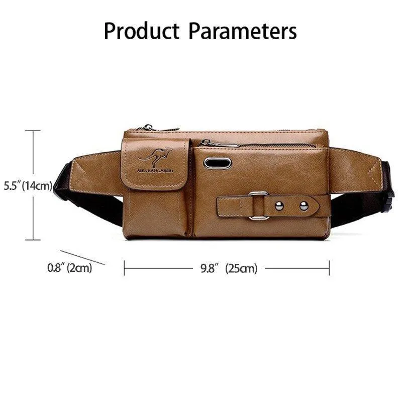 Men's Leather Sling Bag