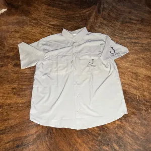 Men's Light Gray Fishing Shirt