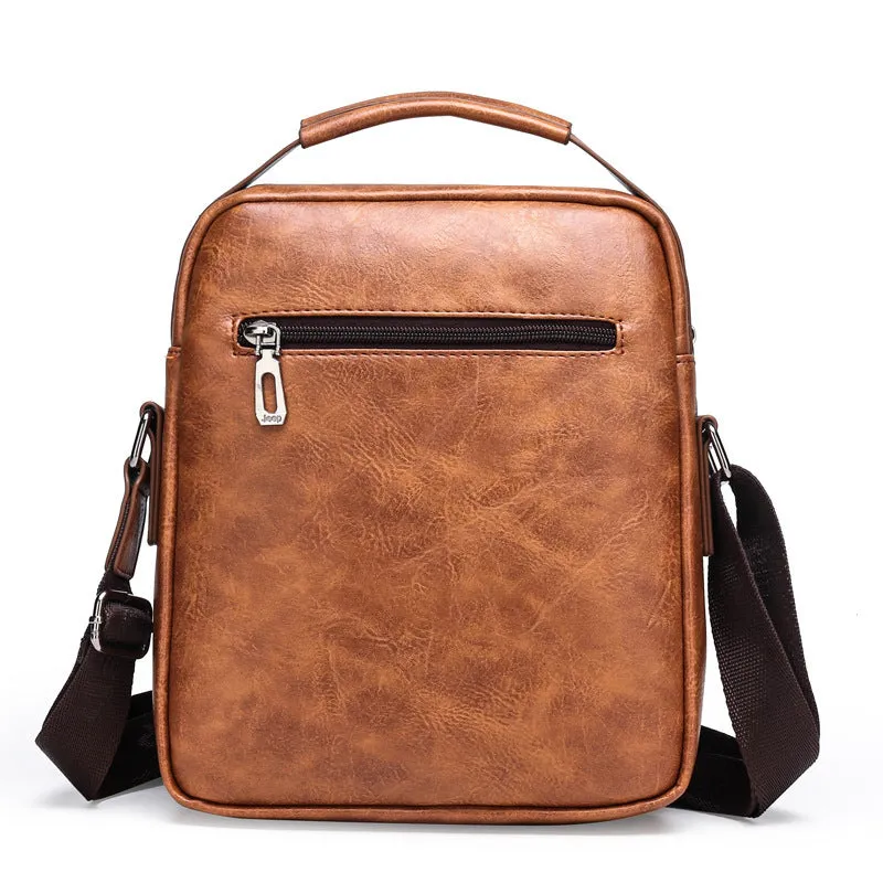 Men's Messenger Bag Men Leather Shoulder Bags Man Business Crossbody Bags For IPAD Air Mini Male Leather Handbag