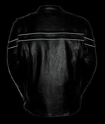 MEN'S MOTORCYCLE SCOOTER JACKET WITH THINSULATE LINING