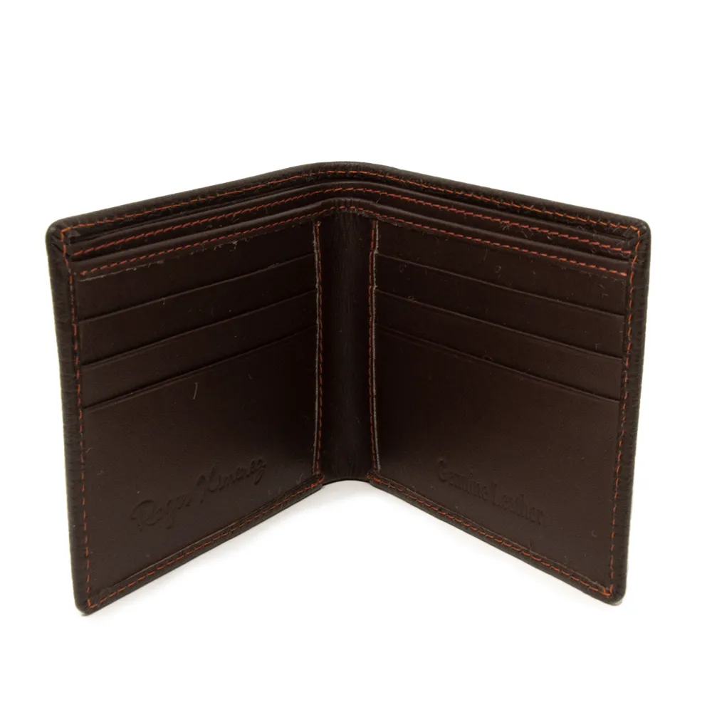 Men's Pebble Wallet - Chocolate