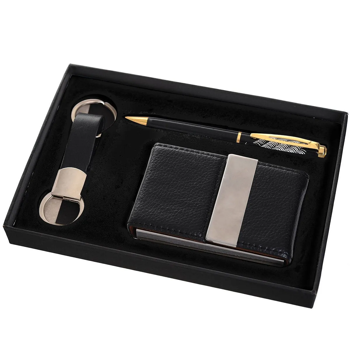 Men's Wallet Gift Set (Black)