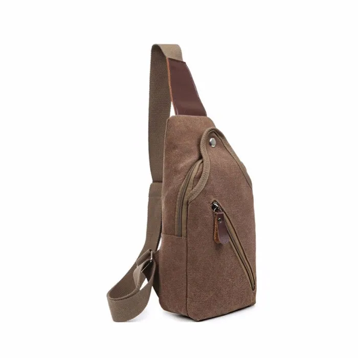 Metro Modern Canvas Shoulder Sling Bag