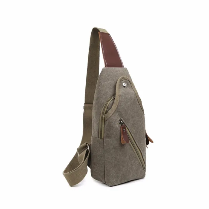 Metro Modern Canvas Shoulder Sling Bag