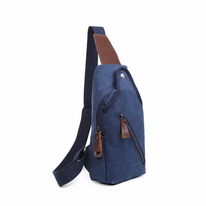 Metro Modern Canvas Shoulder Sling Bag