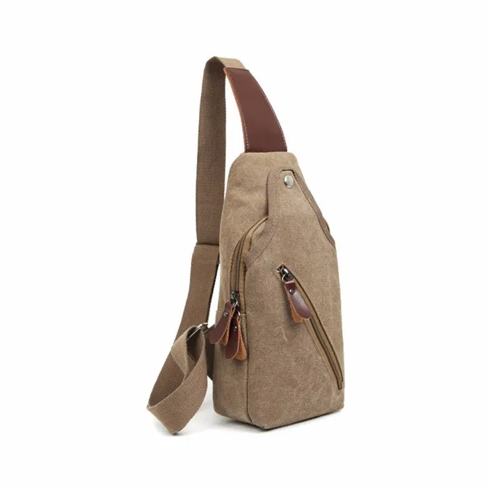Metro Modern Canvas Shoulder Sling Bag