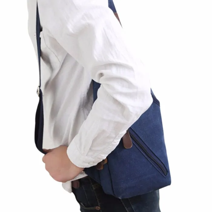 Metro Modern Canvas Shoulder Sling Bag