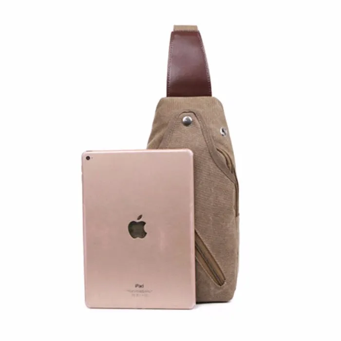 Metro Modern Canvas Shoulder Sling Bag