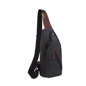 Metro Modern Canvas Shoulder Sling Bag