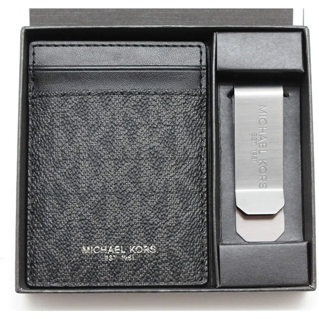 Michael Kors Men’s Gifting Money Clip Card Holder Gift Set