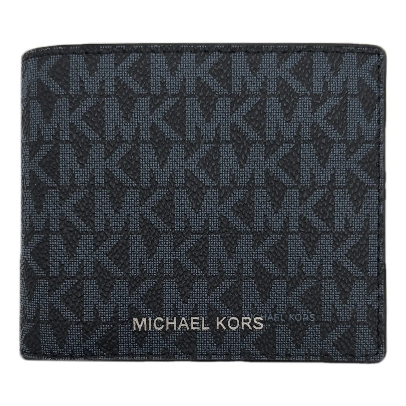 MICHAEL KORS "Cooper" Men's Wallet - Black & Blue New w/Tags