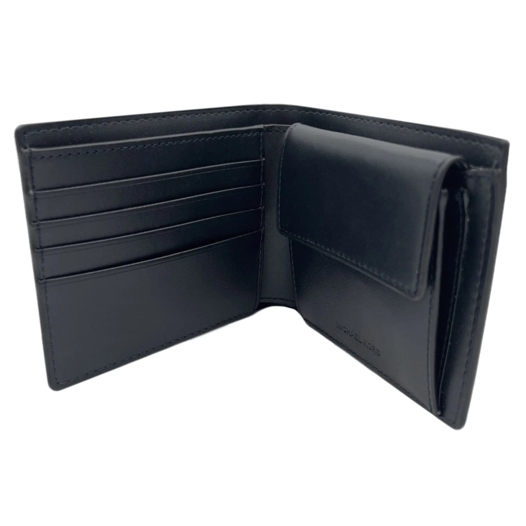 MICHAEL KORS "Cooper" Men's Wallet - Black & Blue New w/Tags