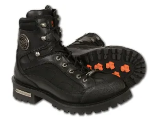 Milwaukee Leather Men's 6" Side Zipper Boot