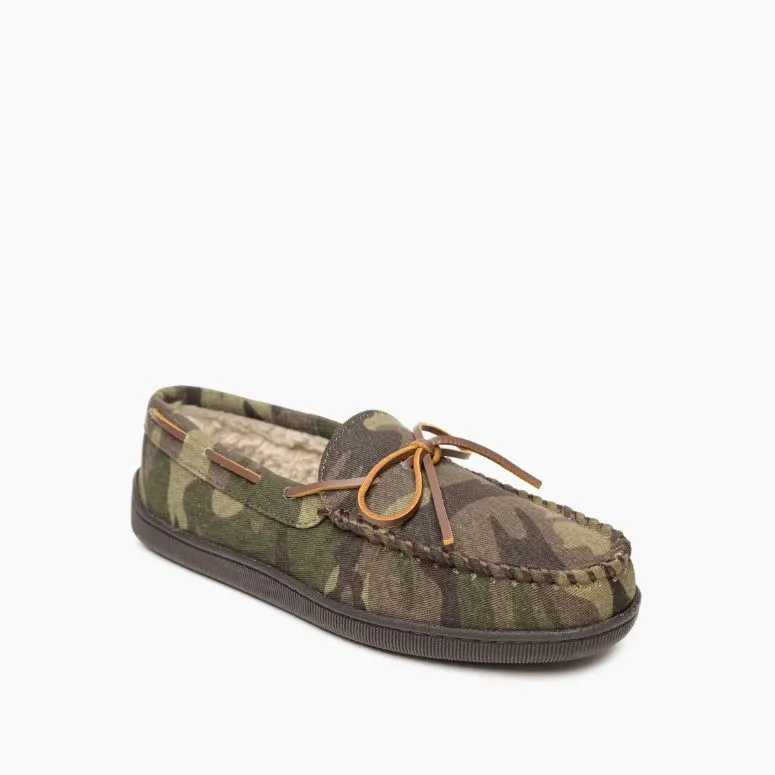 Minnetonka Pile Lined Hardsole Moccasin