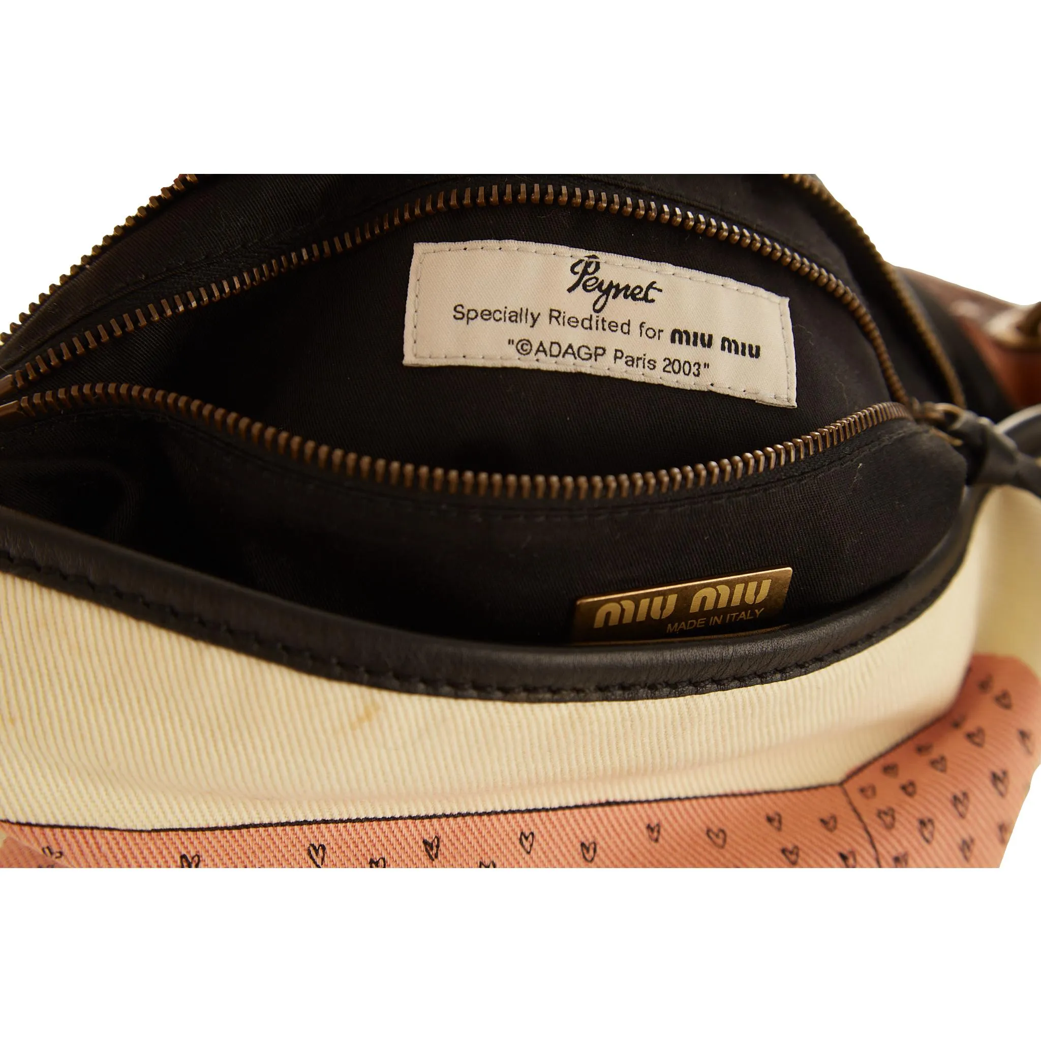 Miu Miu 'Peynet' Cartoon Shoulder Bag