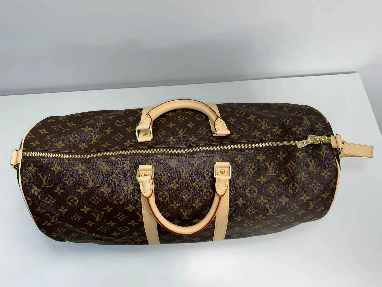Monogram Canvas Keepall Bandouliere 55