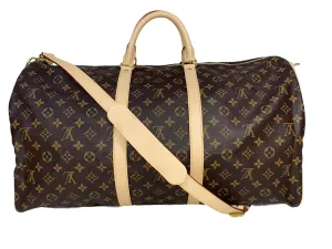 Monogram Canvas Keepall Bandouliere 55