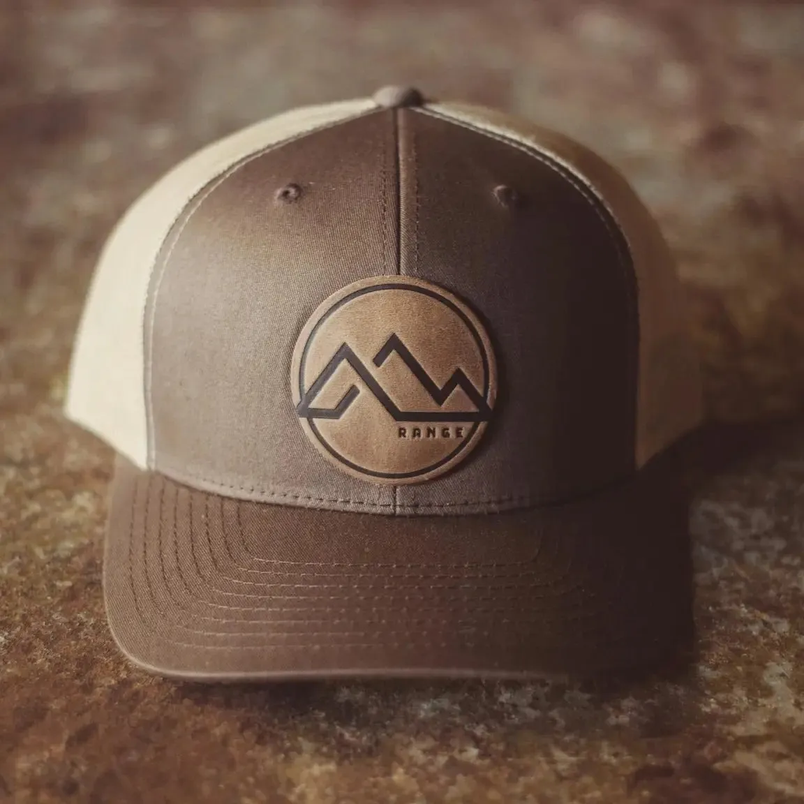 Mountain Range Hat - Brown