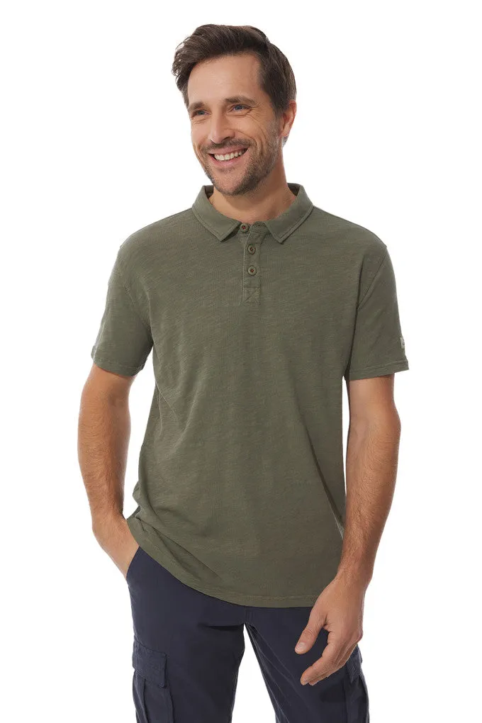Mousqueton Mens Alet slub polo - 3 colours
