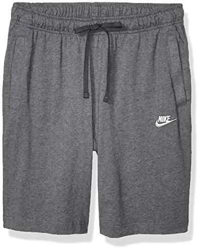 Nike Men's Sportswear Club Short Jersey, Charcoal Heathr/White, 3X-Large