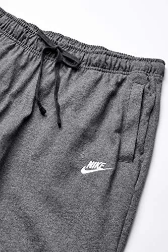 Nike Men's Sportswear Club Short Jersey, Charcoal Heathr/White, 3X-Large