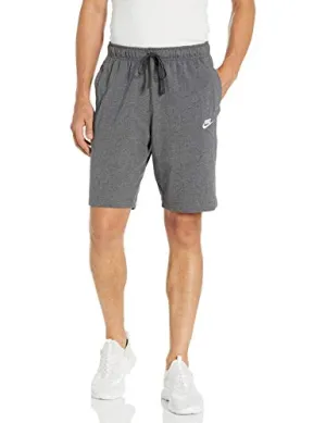 Nike Men's Sportswear Club Short Jersey, Charcoal Heathr/White, 3X-Large