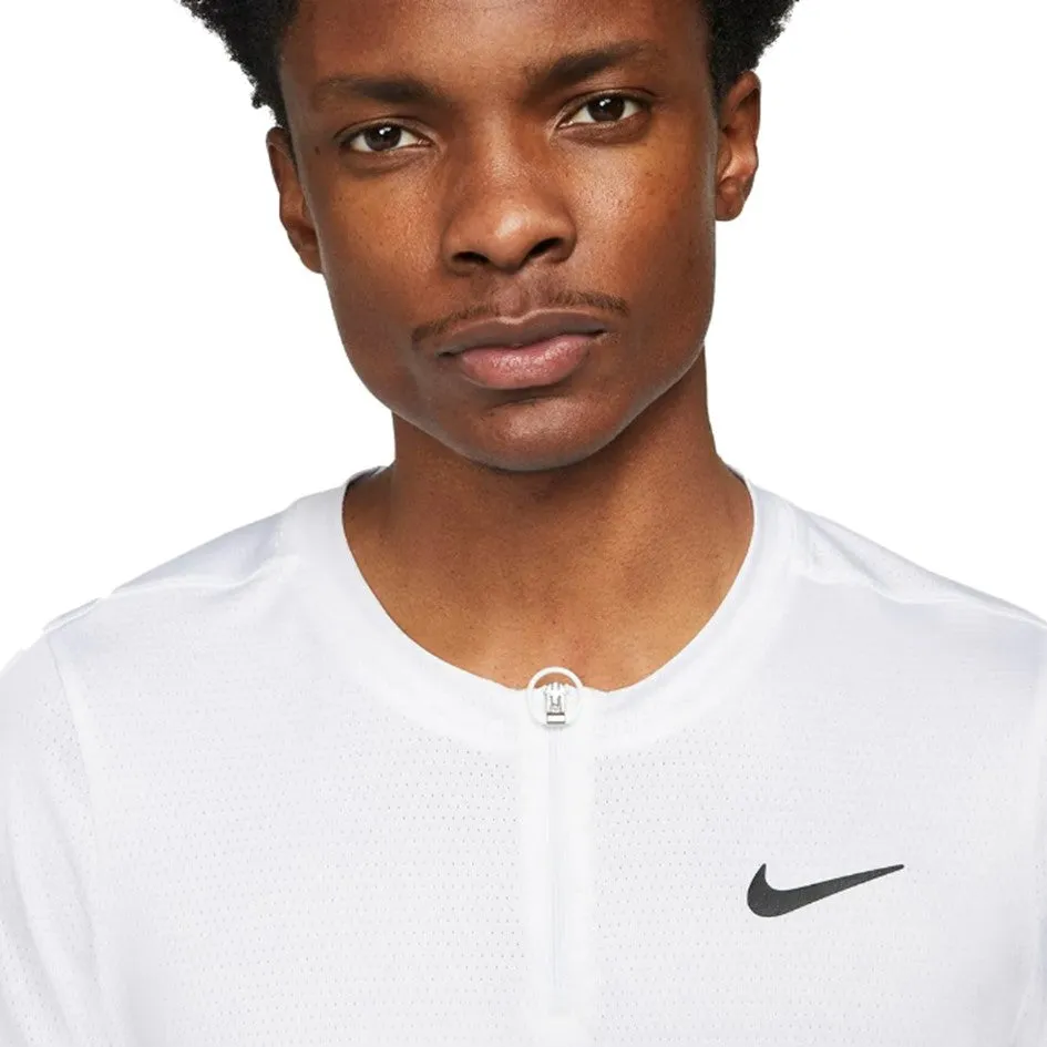 NikeCourt Dri-FIT Advantage Men's Tennis White Polo