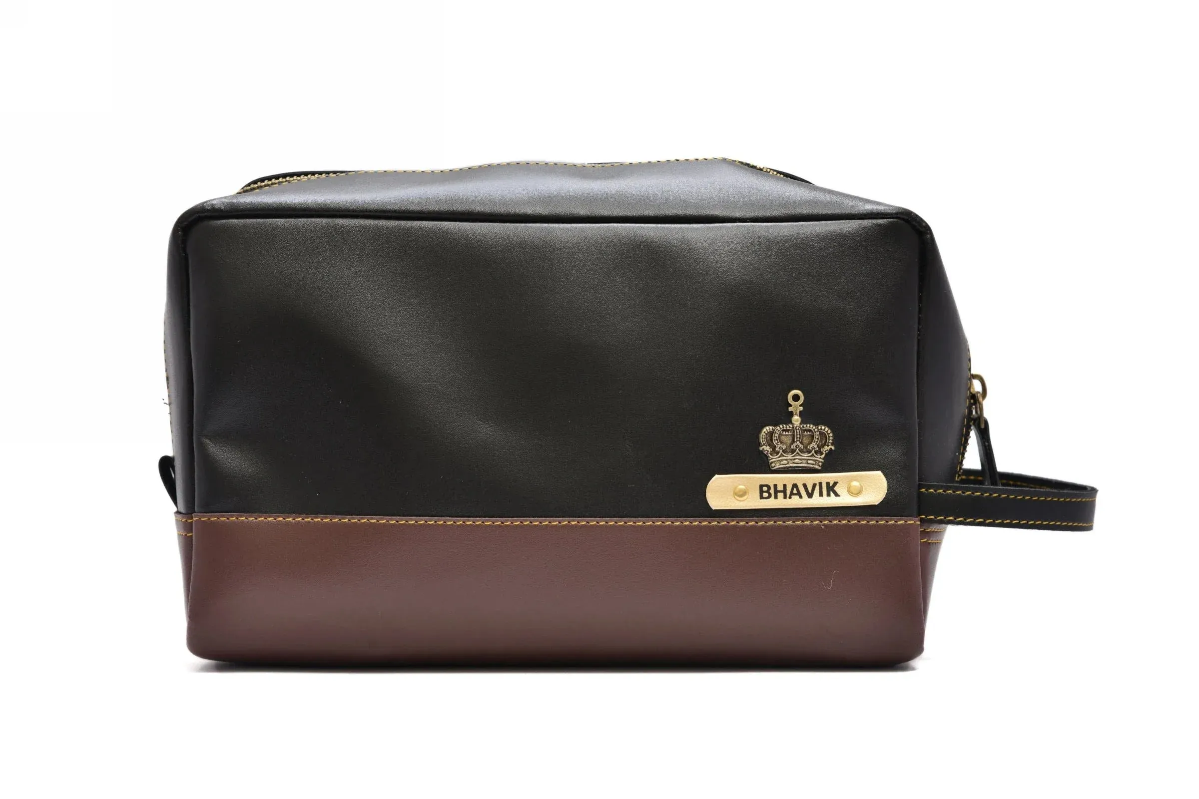 Personalized Dopp Kit- Washbag - Black