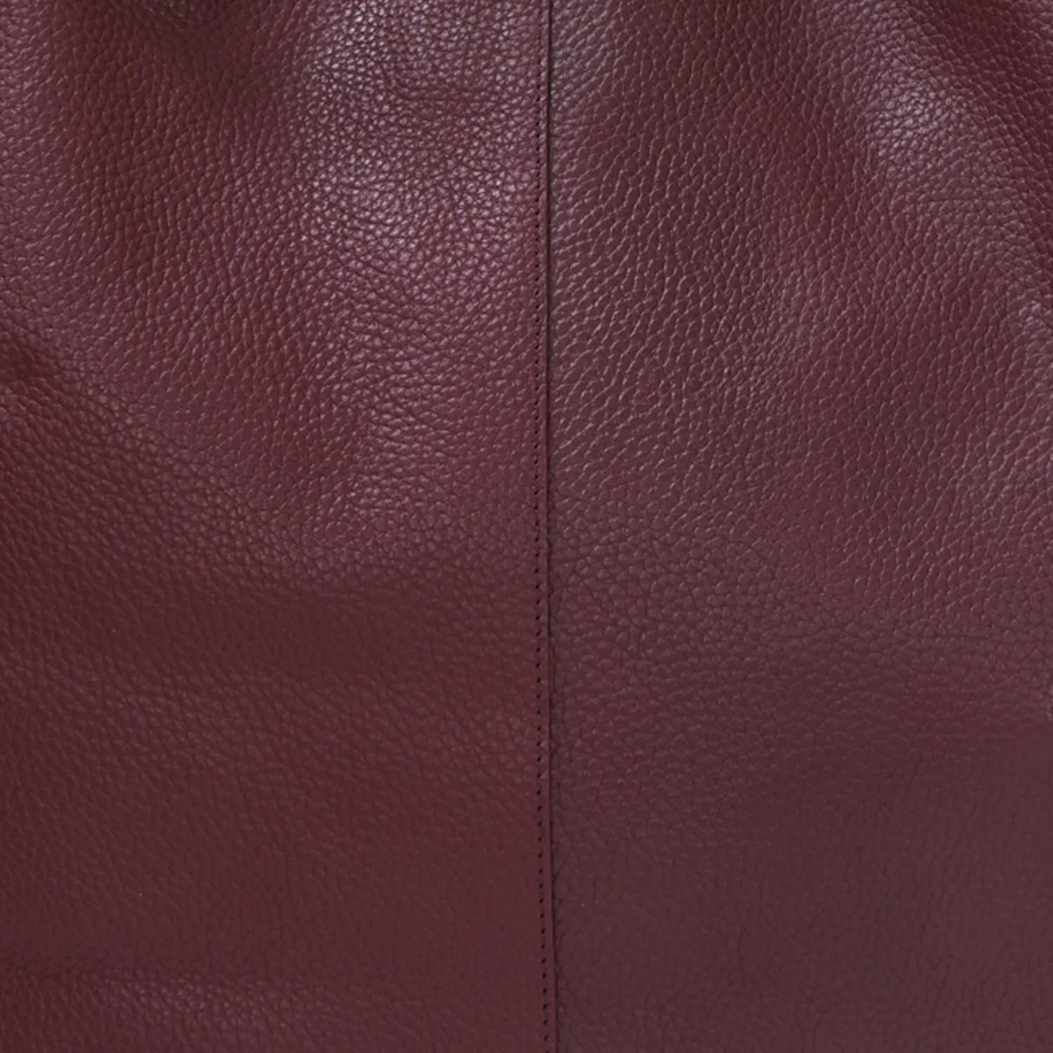 Plum Leather Flap Pocket Backpack