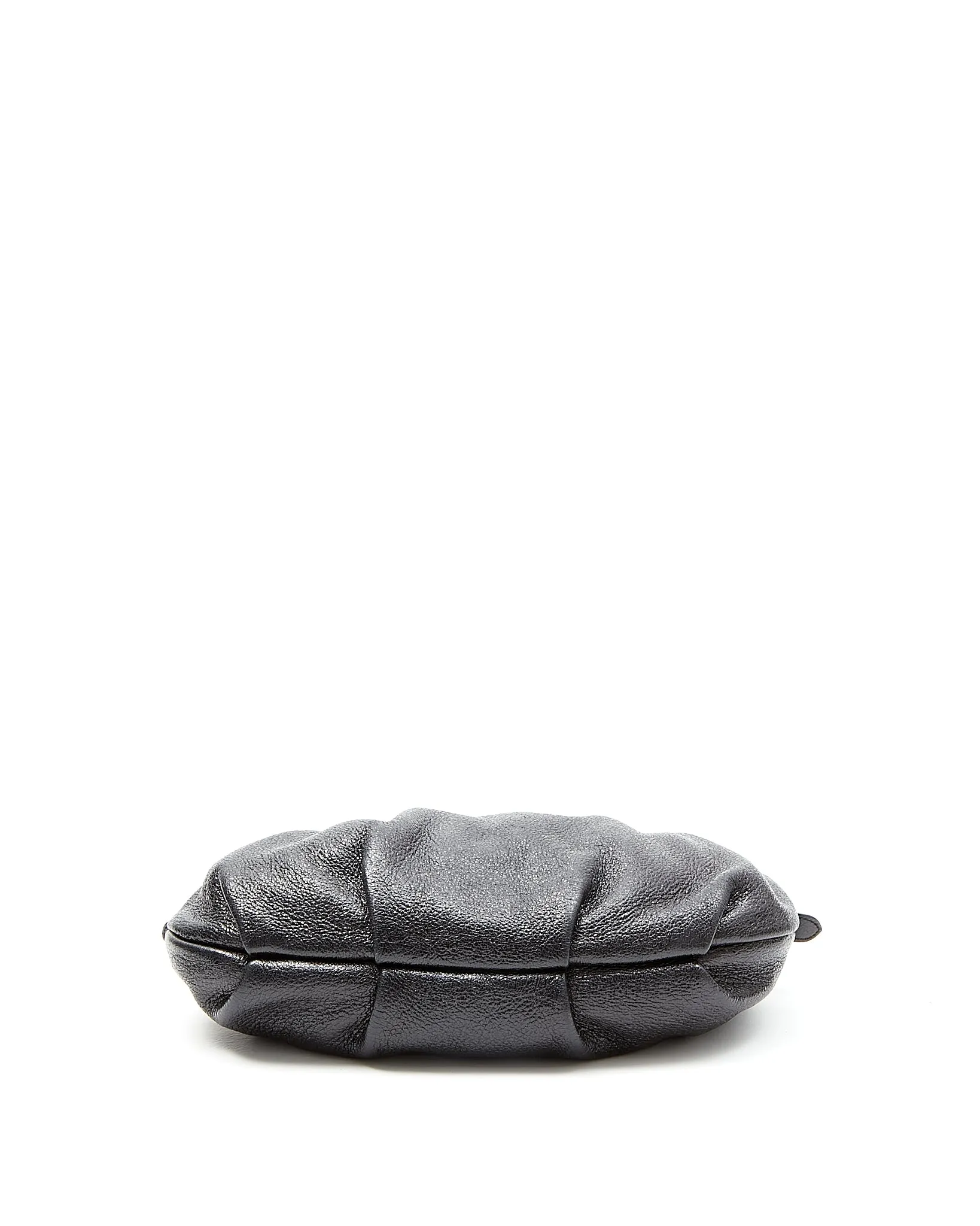 Prada Black Shiny Leather Shoulder Bag