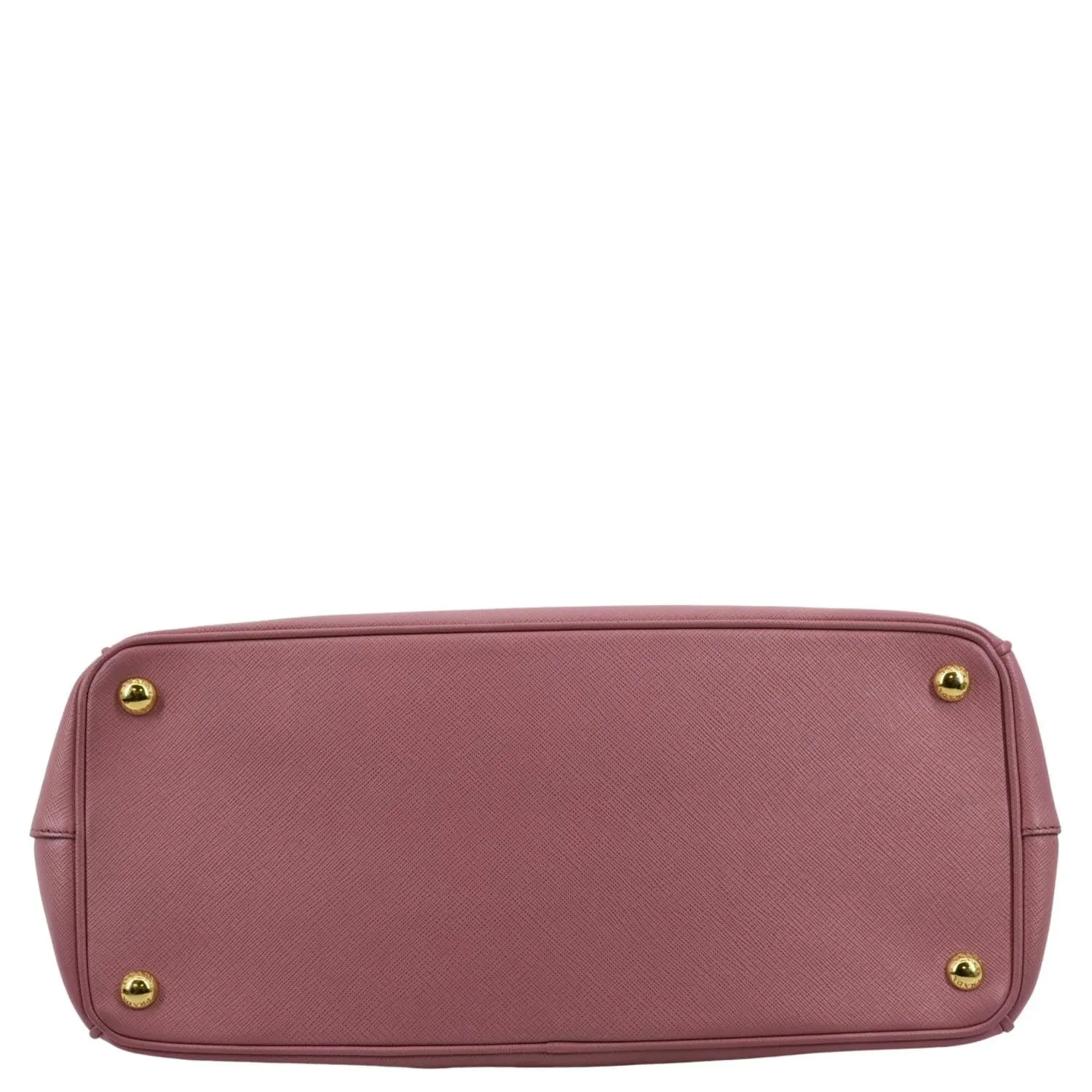 PRADA Galleria Double-Zip Medium Saffiano Leather Tote Bag Pink