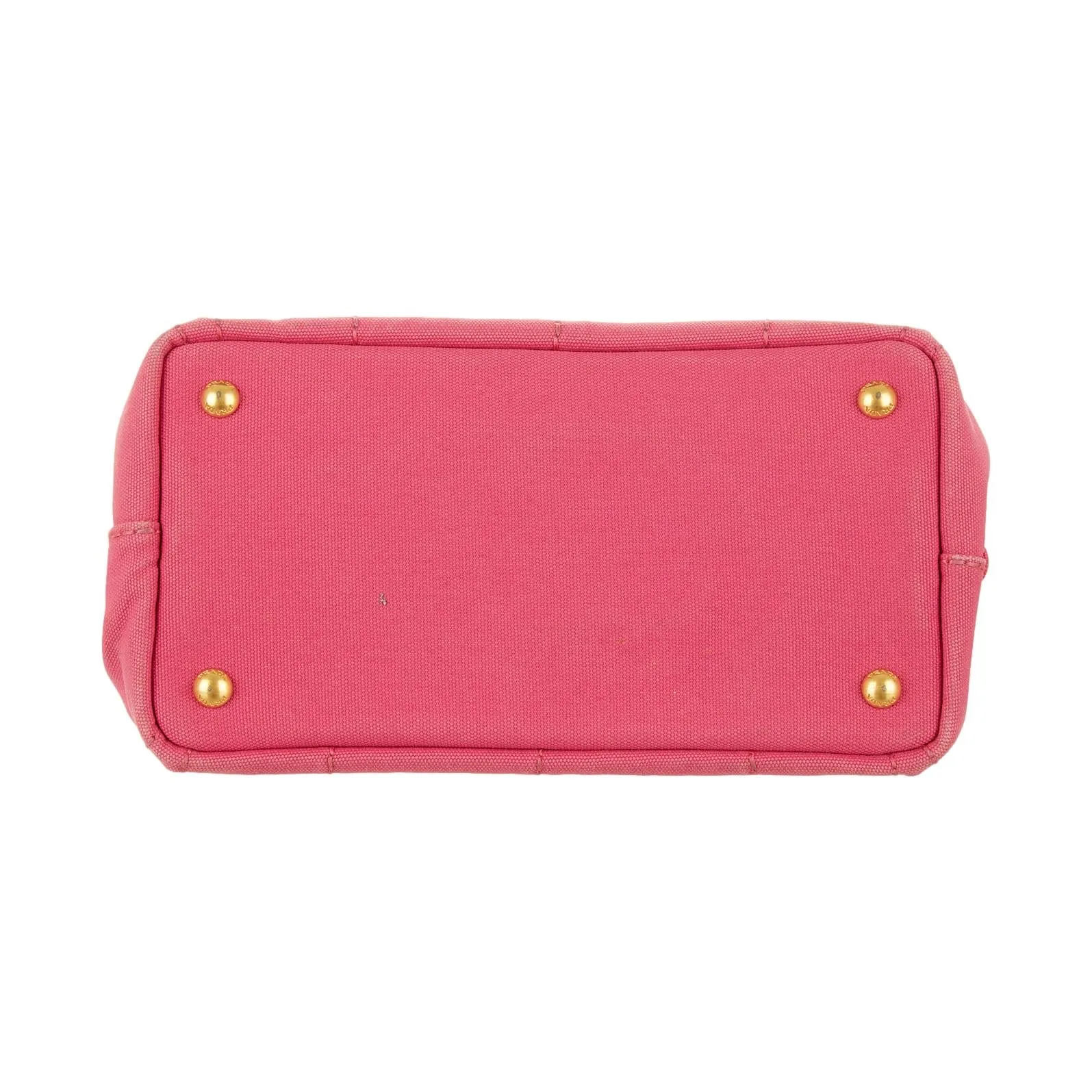 Prada Pink Logo Canapa Tote