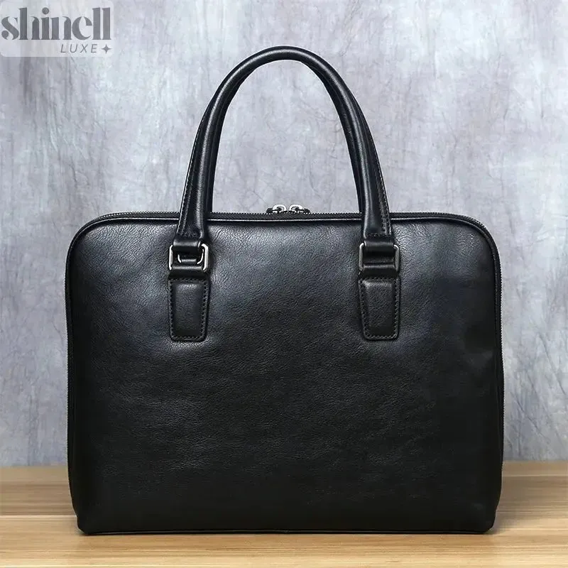 Prestige Cowhide Business Bag