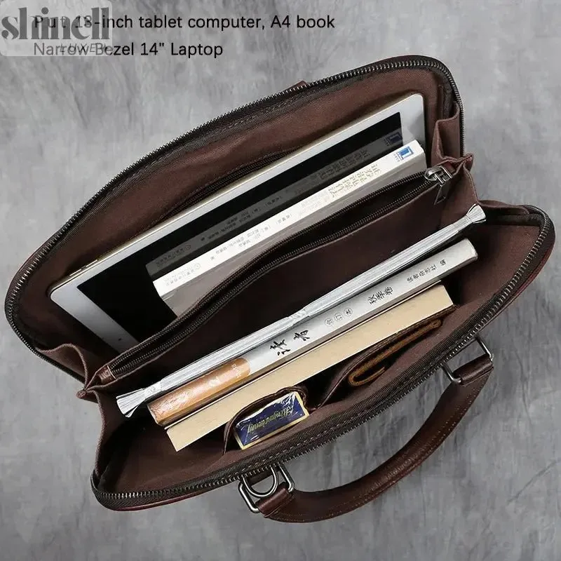 Prestige Cowhide Business Bag