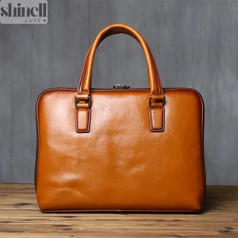 Prestige Cowhide Business Bag