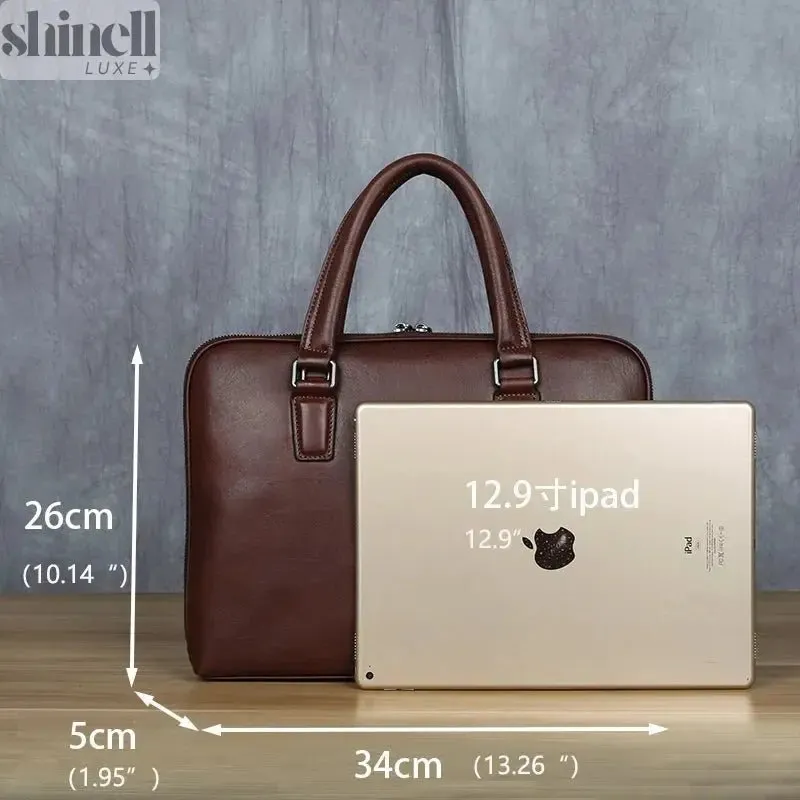 Prestige Cowhide Business Bag