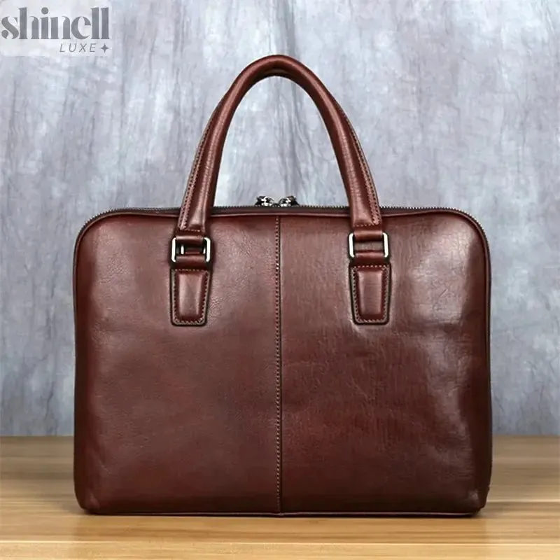 Prestige Cowhide Business Bag