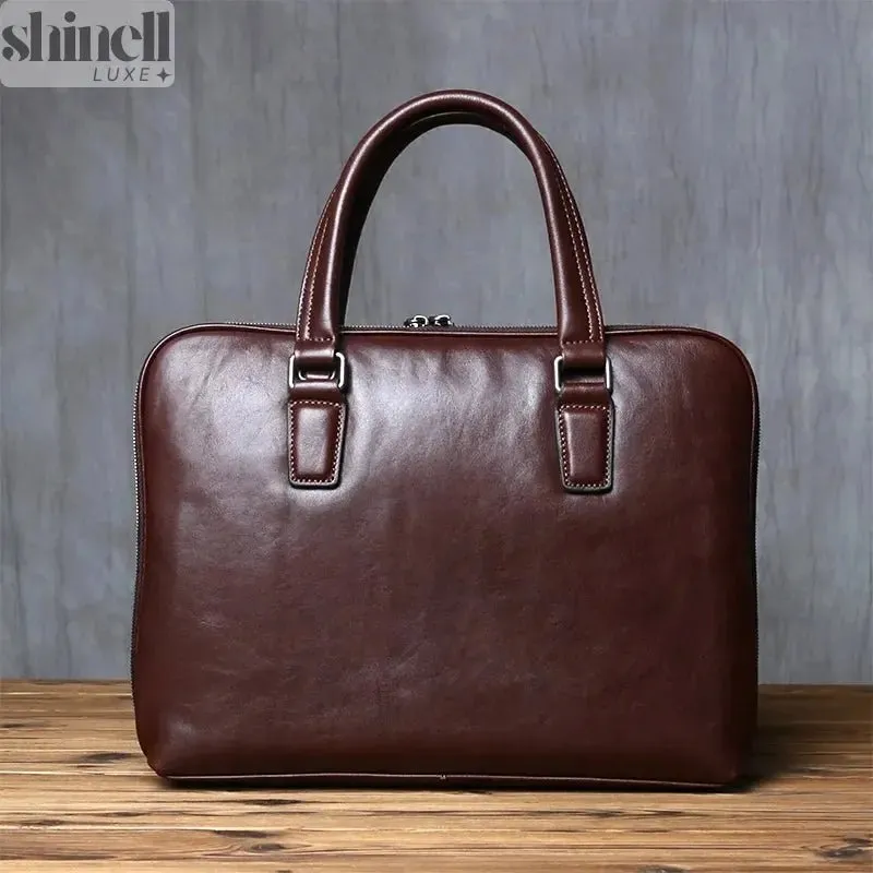 Prestige Cowhide Business Bag