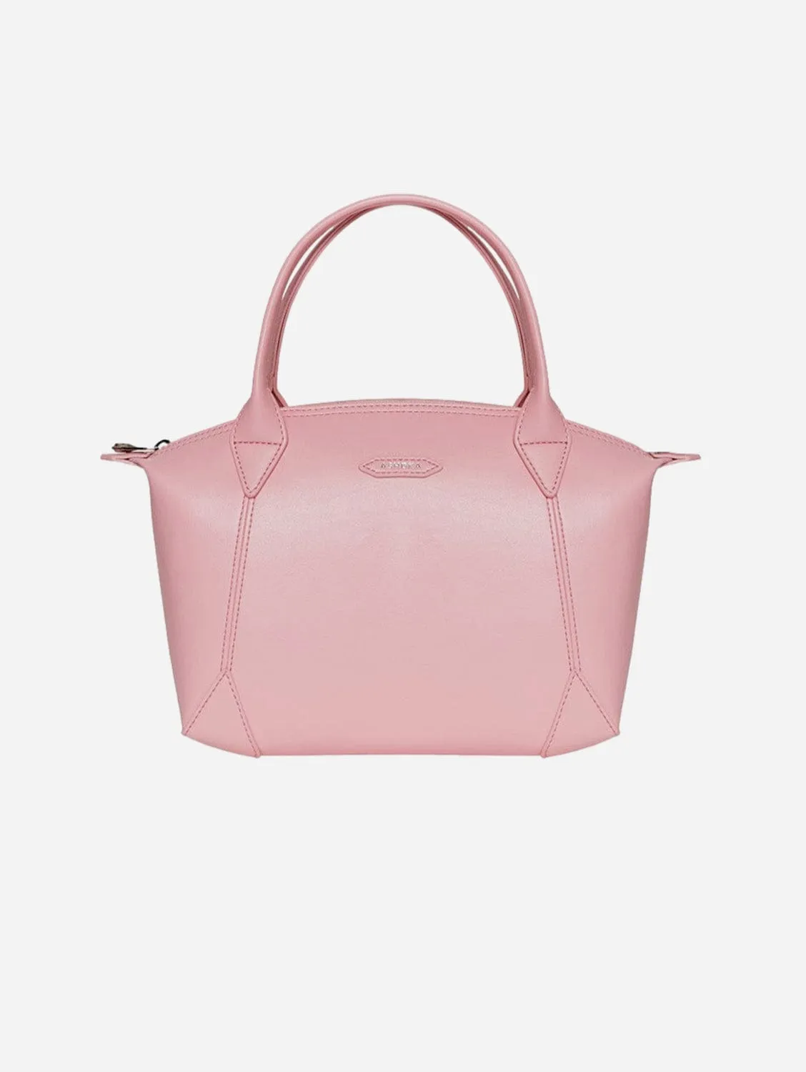 Pretty Apple Skin Vegan Leather Shoulder Bag | Pink