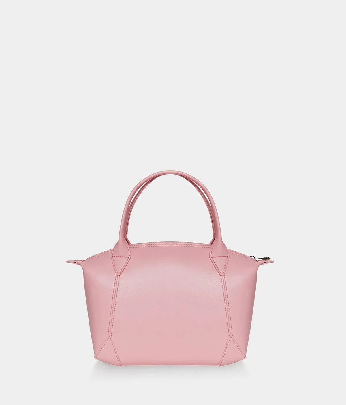 Pretty Apple Skin Vegan Leather Shoulder Bag | Pink