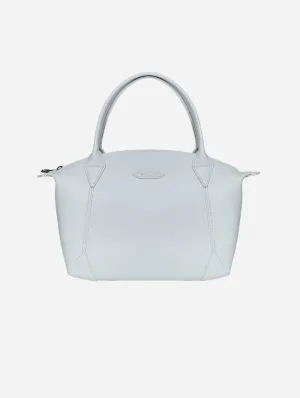 Pretty Apple Skin Vegan Leather Shoulder Bag | White