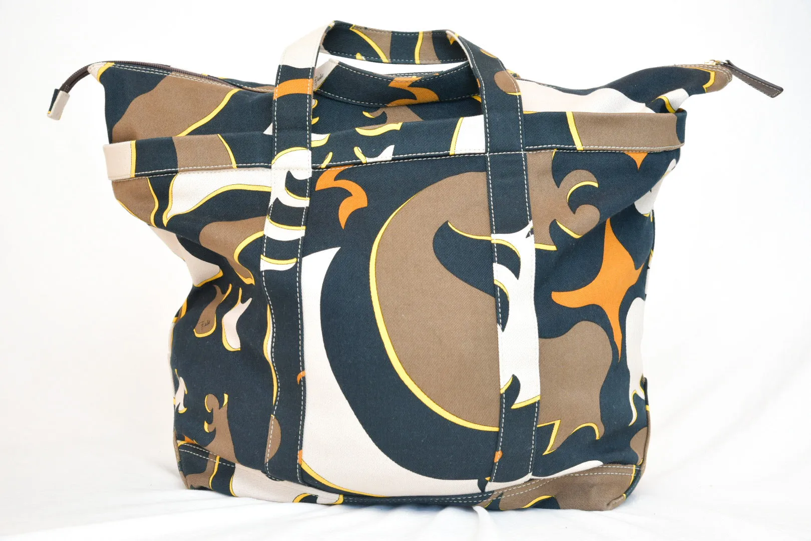 Pucci Canvas Overnight Bag