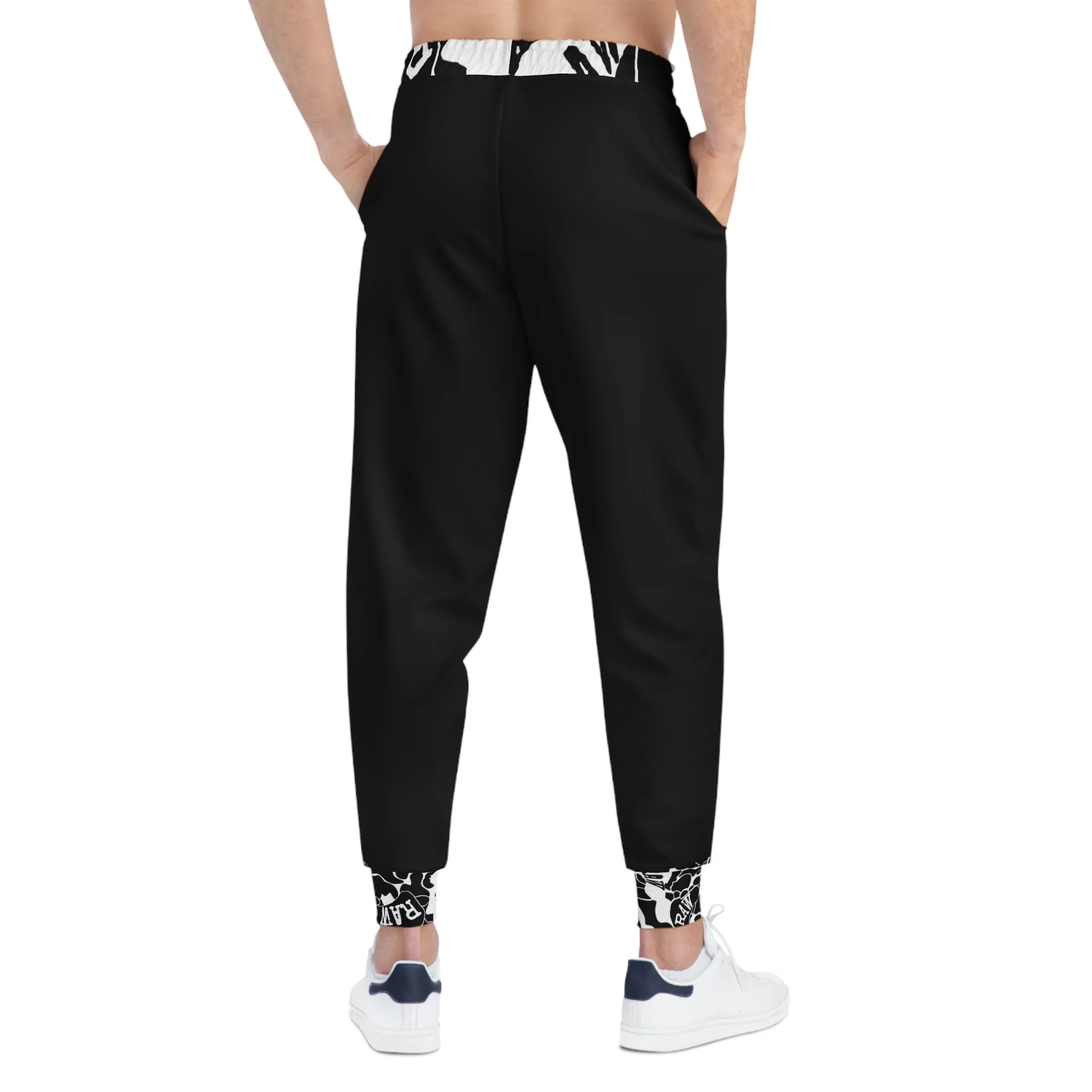 Raw Sushi "black/white camo trim" Athletic Joggers