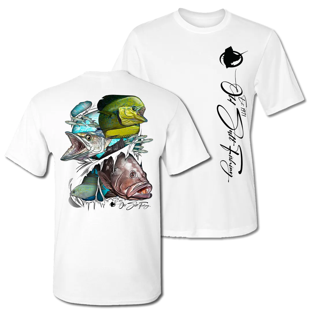 Reel Torn - Short Sleeve Performance Fishing Shirt