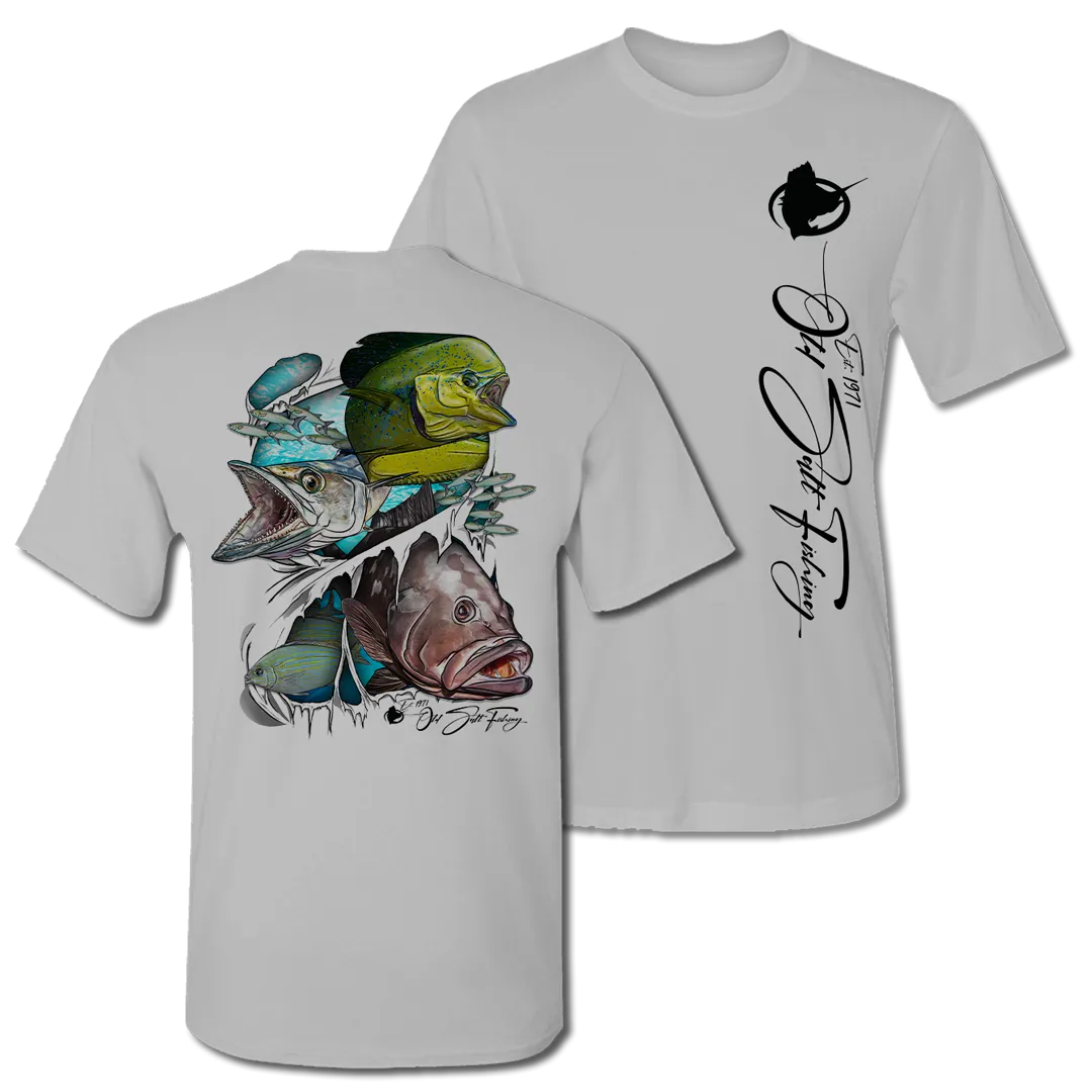 Reel Torn - Short Sleeve Performance Fishing Shirt