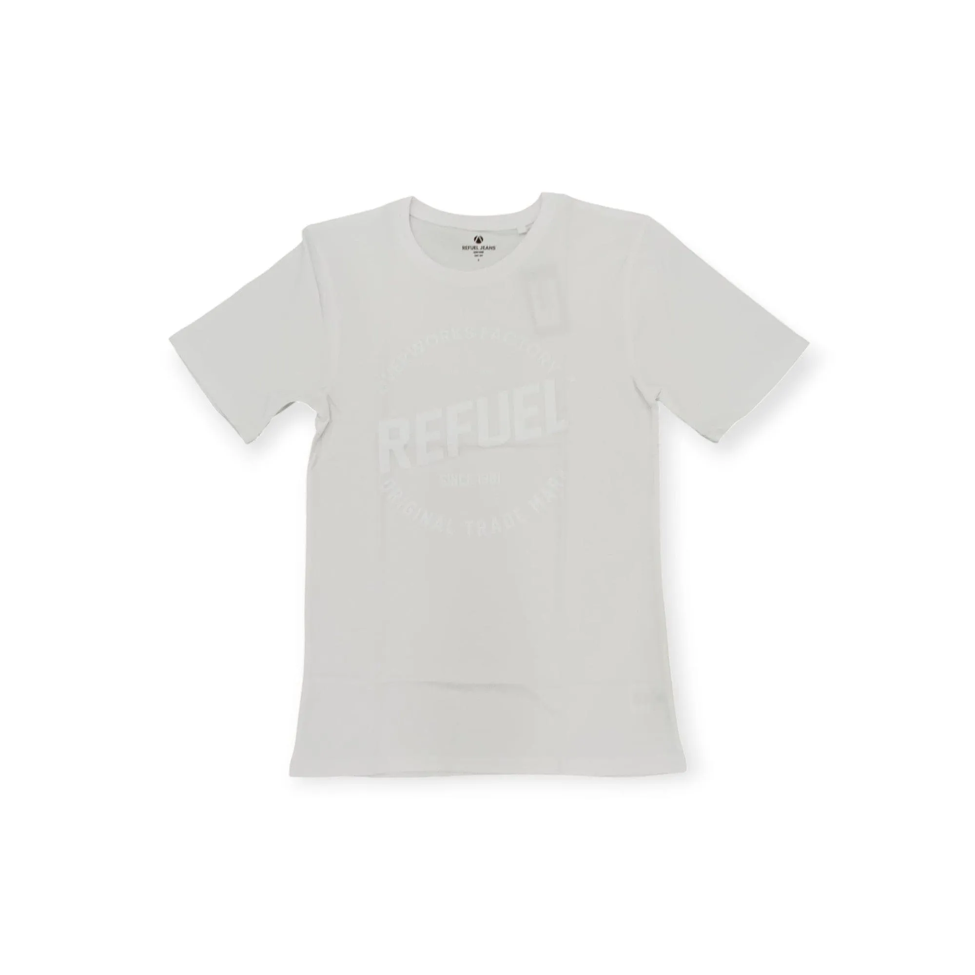 Refuel Men's T Shirt White