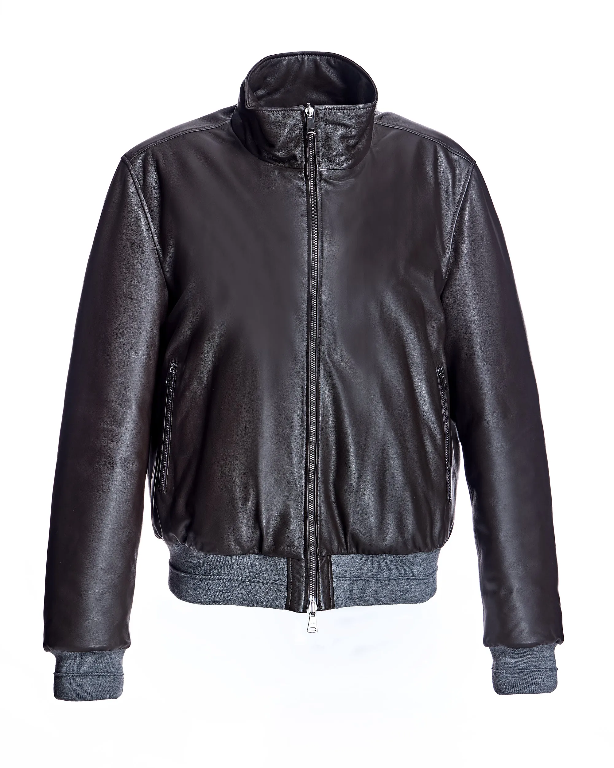 Reversible Men's Leather Jacket