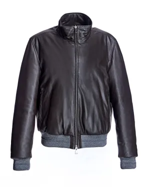 Reversible Men's Leather Jacket